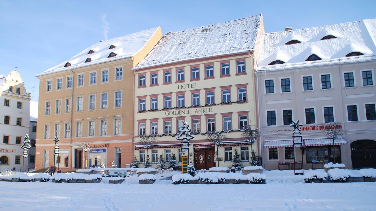 Hotel Goldener Anker Торгау Екстериор снимка
